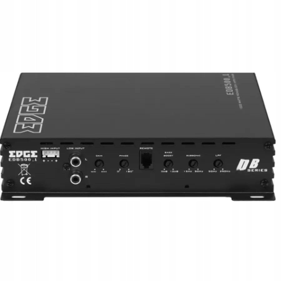 CAR AMPLIFIER 500W RMS 1ohm EDGE EDB500.1 HI-INPUT + REMOTE CONTROL Manufacturer code EDB500.1-E9