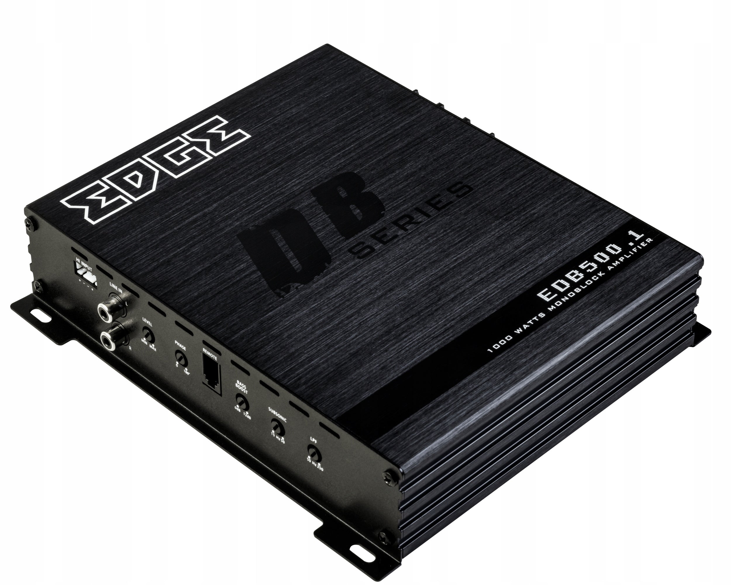 CAR AMPLIFIER 500W RMS 1ohm EDGE EDB500.1 HI-INPUT + REMOTE CONTROL Packaging status original