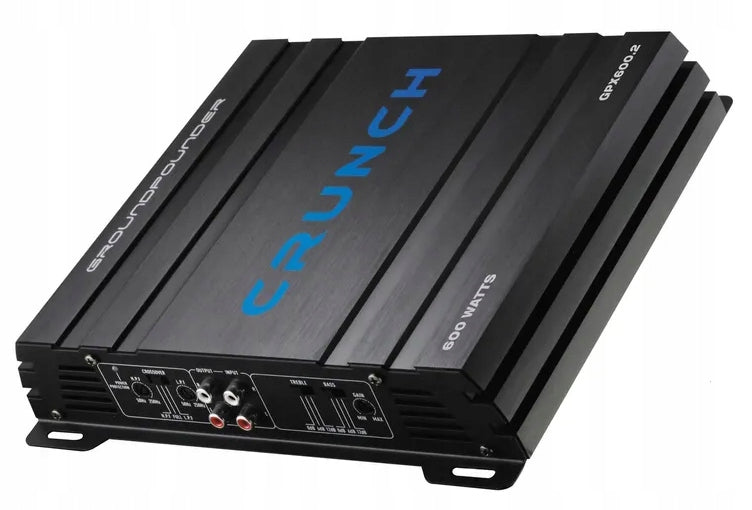 CAR AMPLIFIER CRUNCH 600 WATT STRONG 2 CHANNELS BRIDGE HIGH QUALITY Manufacturer code pro9