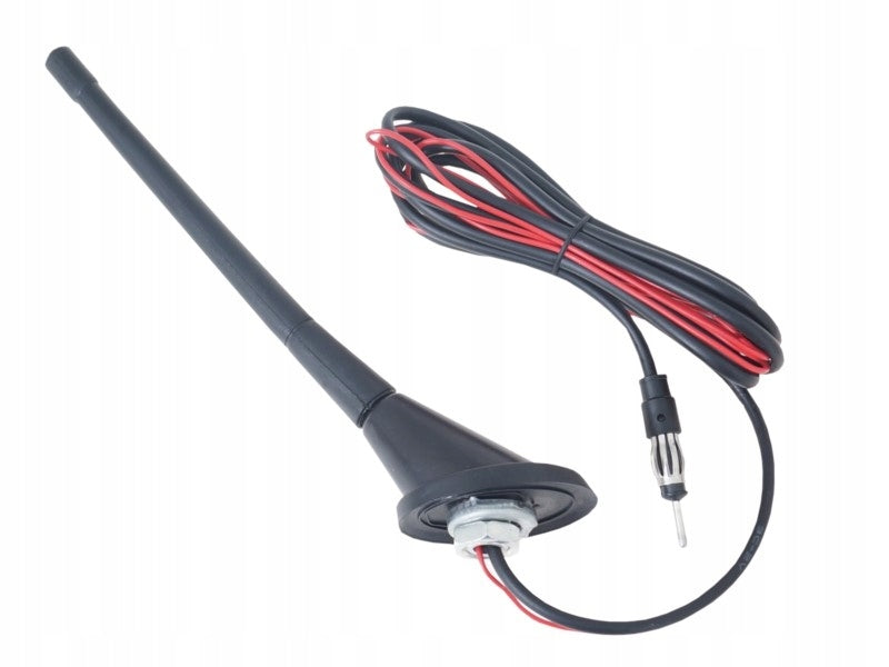 CAR ANTENNA FOR FM RADIO RUBBER WITH AMPLIFIER MAST CORD SET