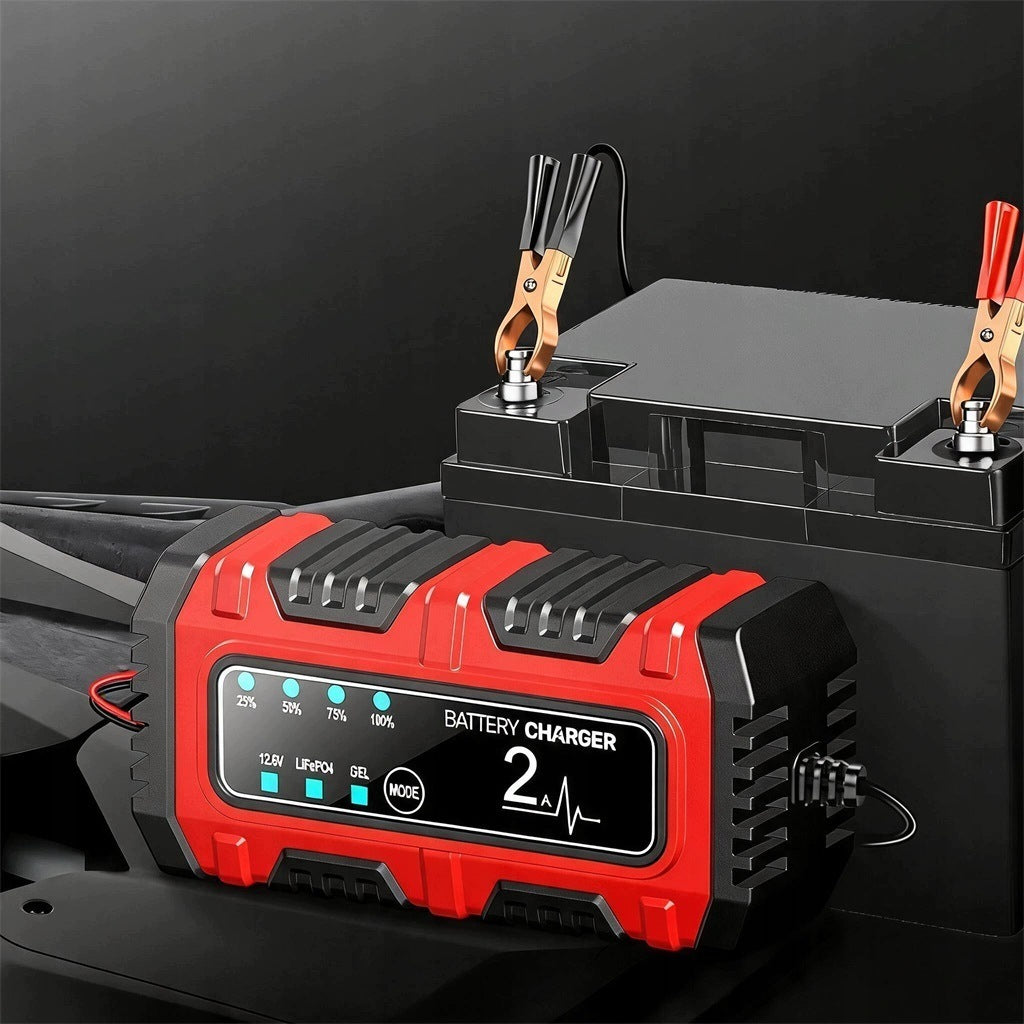 CAR BATTERY RECTIFIER AUTOMATIC CHARGER AGM 12V 2A Packaging status original