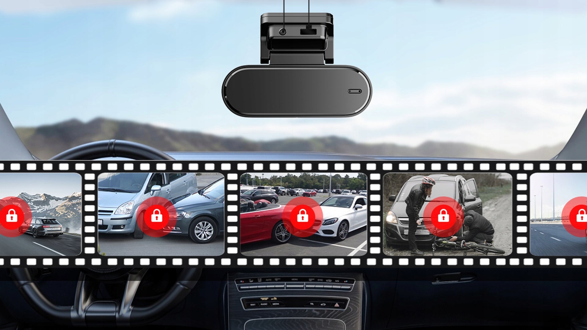 CAR CAMERA DDPAI VIDEO RECORDER N5 Dual GPS+ REAR + HARDWIRE KIT Memory card included none