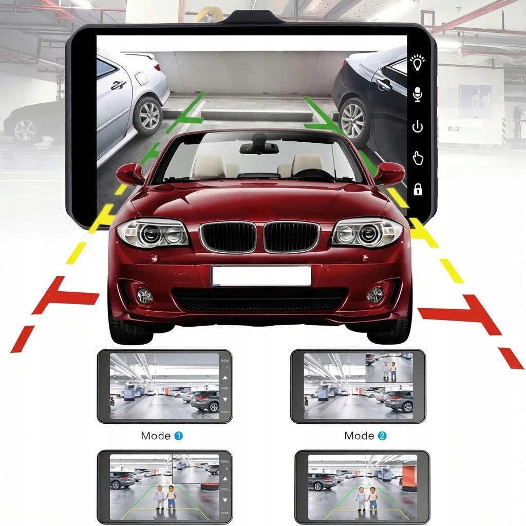 CAR CAMERA DRIVING VIDEO RECORDER FRONT REAR FULL HD REVERSING CAMERA Packaging status original