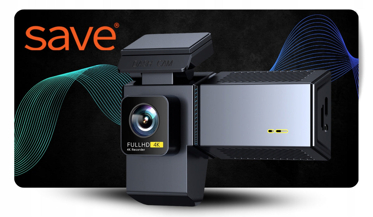 CAR CAMERA VIDEO RECORDER 3 CAMERAS VIDEO DRIVING RECORDER 4K PL Memory card included none