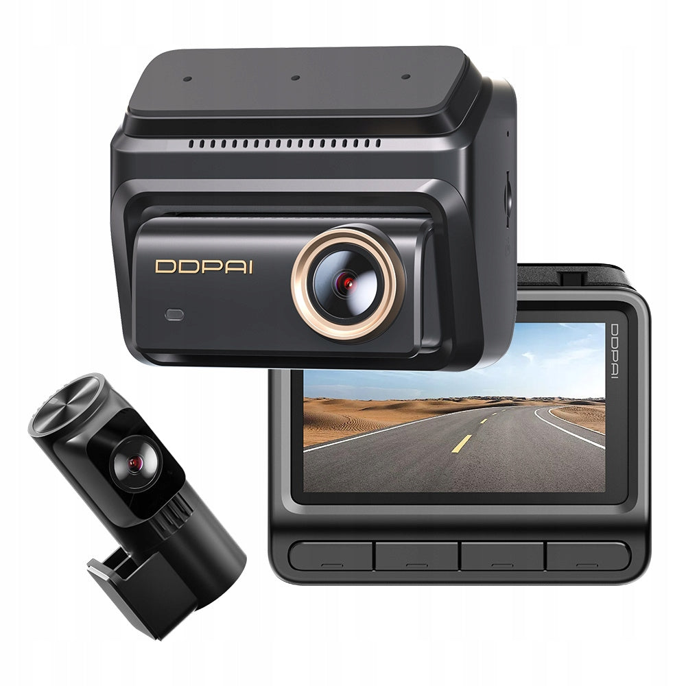 CAR CAMERA VIDEO RECORDER DDPAI Z90 Pro 4K HDR GPS FRONT + REAR