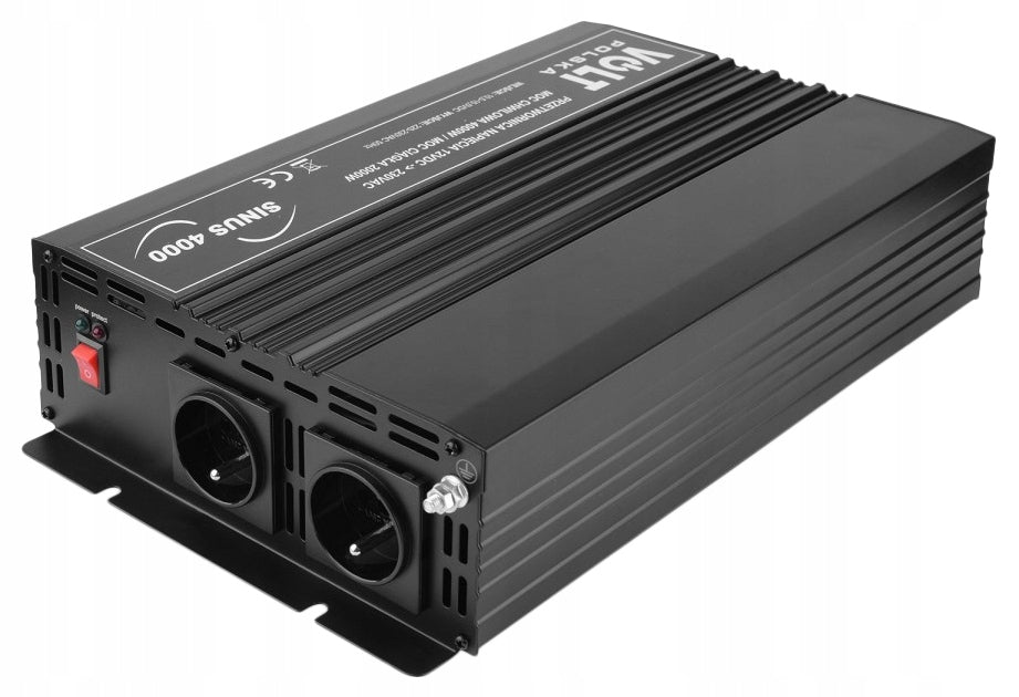 CAR CONVERTER FULL SINE VOLT POLSKA 12V 2000W 4000W USB AUTO Effective power 2000 W