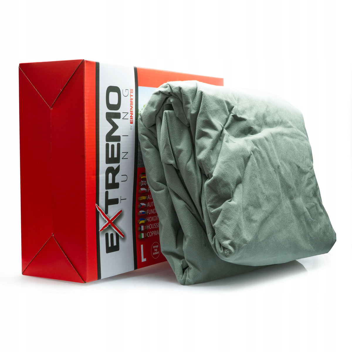CAR COVER WATERPROOF L 432 cm YEAR-ROUND PROTECTIVE TARPAULIN EAN (GTIN) 5902537873940