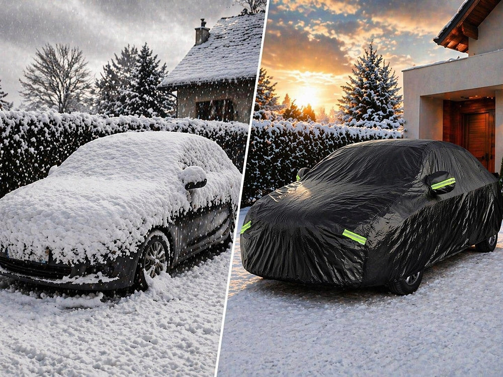 CAR COVER WATERPROOF WITH MIRROR POCKETS TARPAULIN M Manufacturer Verk Group