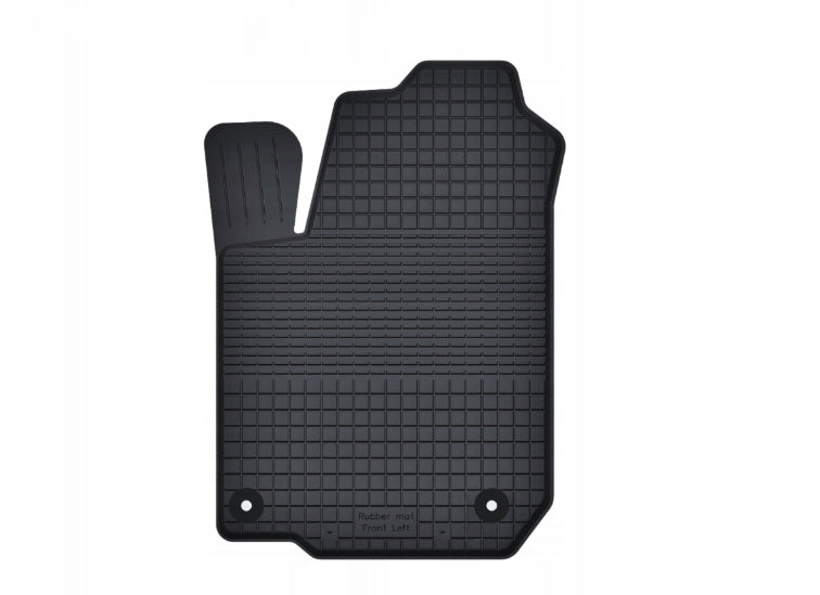 CAR DRIVER RUG RUBBER TRAY BLACK 1 PACK + STOPWATCHES