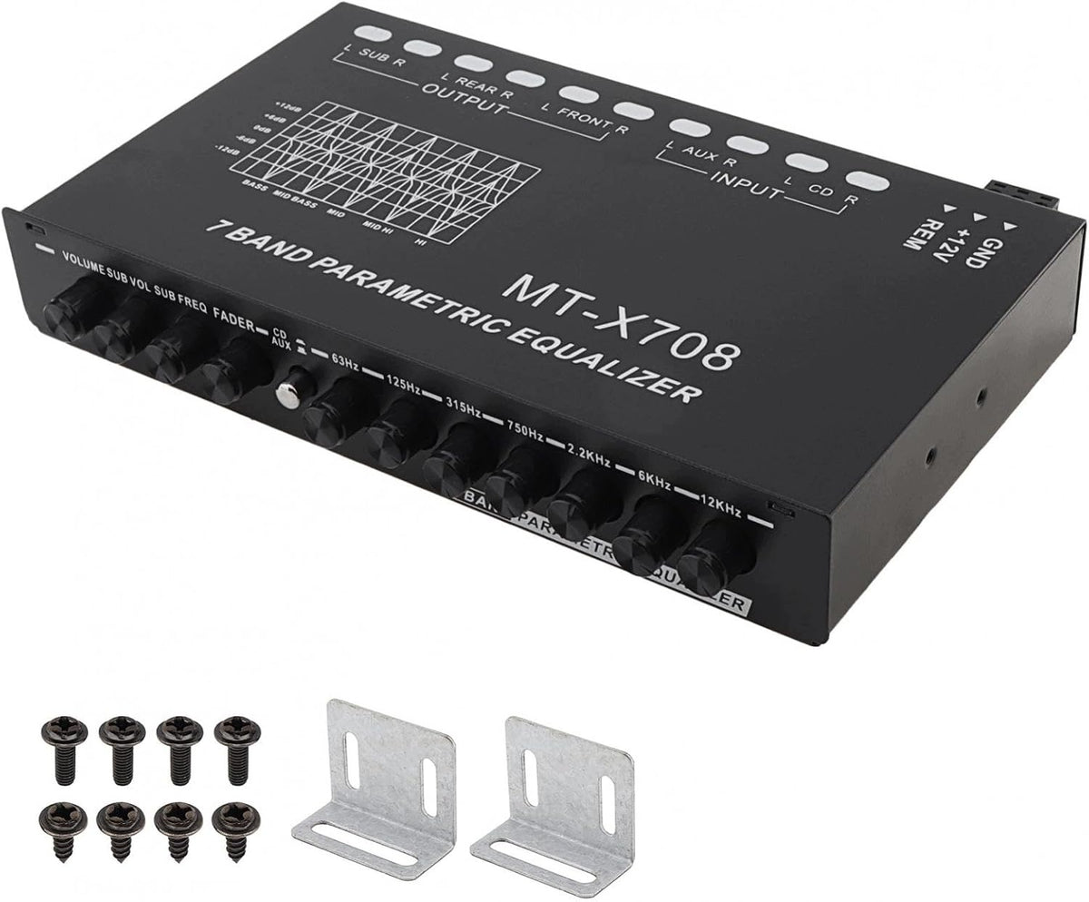 CAR EQUALIZER EQ7 6 CHANNELS ADJUSTMENT FOR CAR AUDIO AMPLIFIER