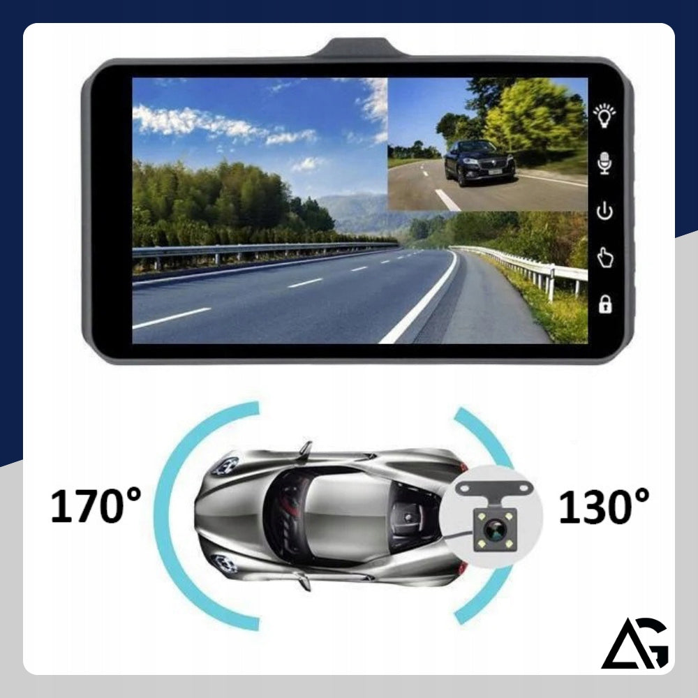 CAR FRONT CAMERA CAR VIDEO RECORDER + REVERSING CAMERA Model COFANIA PRZÓD TYŁ SD FULL HD VIDEO KAMERKA
