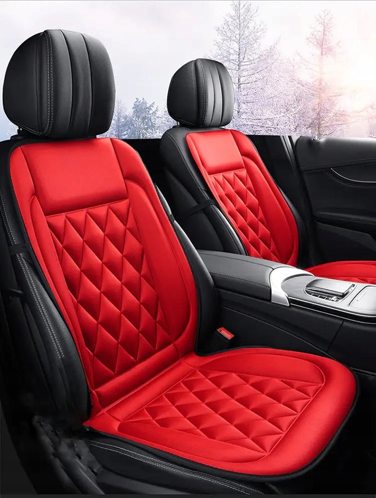 CAR HEATING MAT COVER HEATED CAR SEAT RED EAN (GTIN) 5906301660187