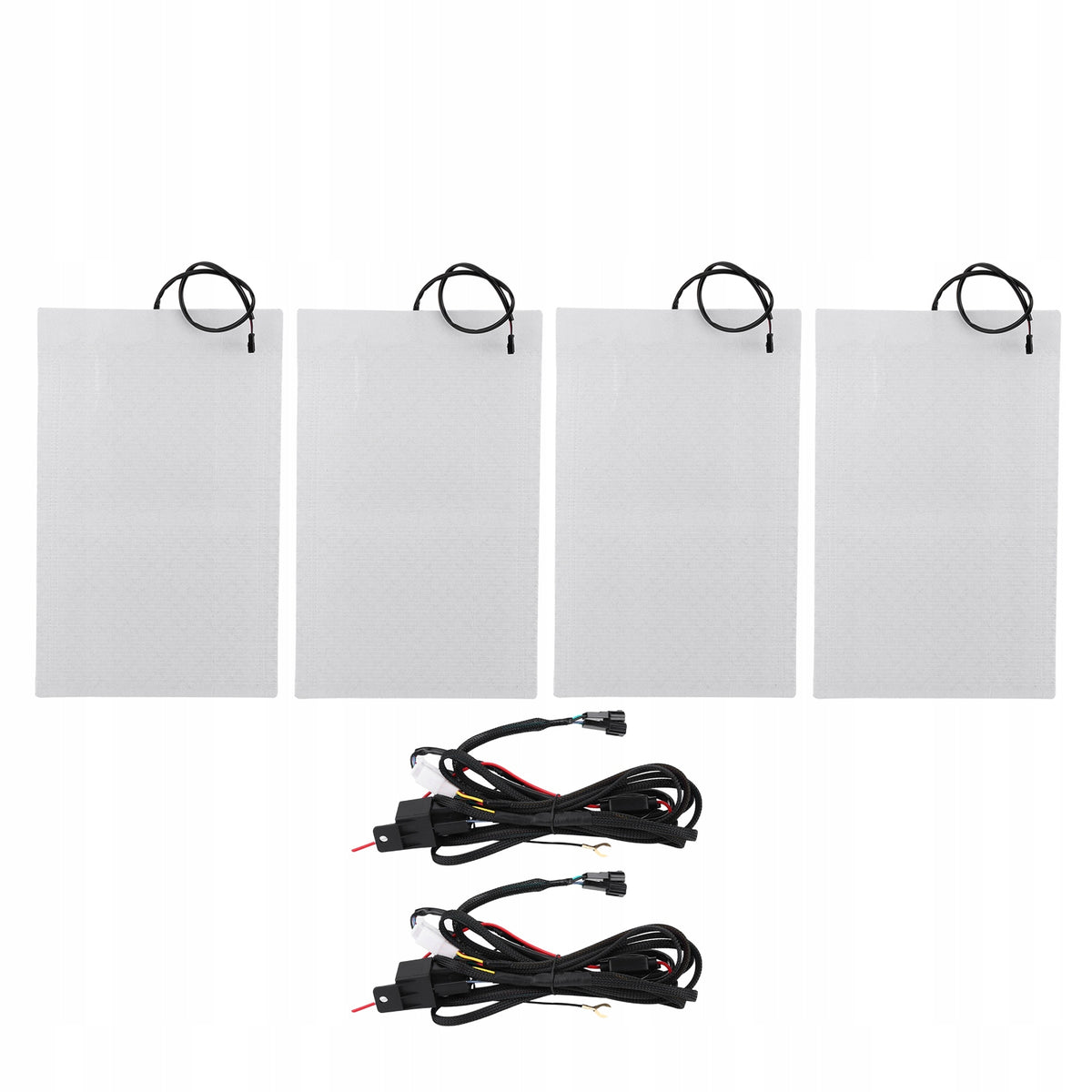 CAR HEATING MAT FOR UPHOLSTERY CARBON FIBER SET DC 12V 25W