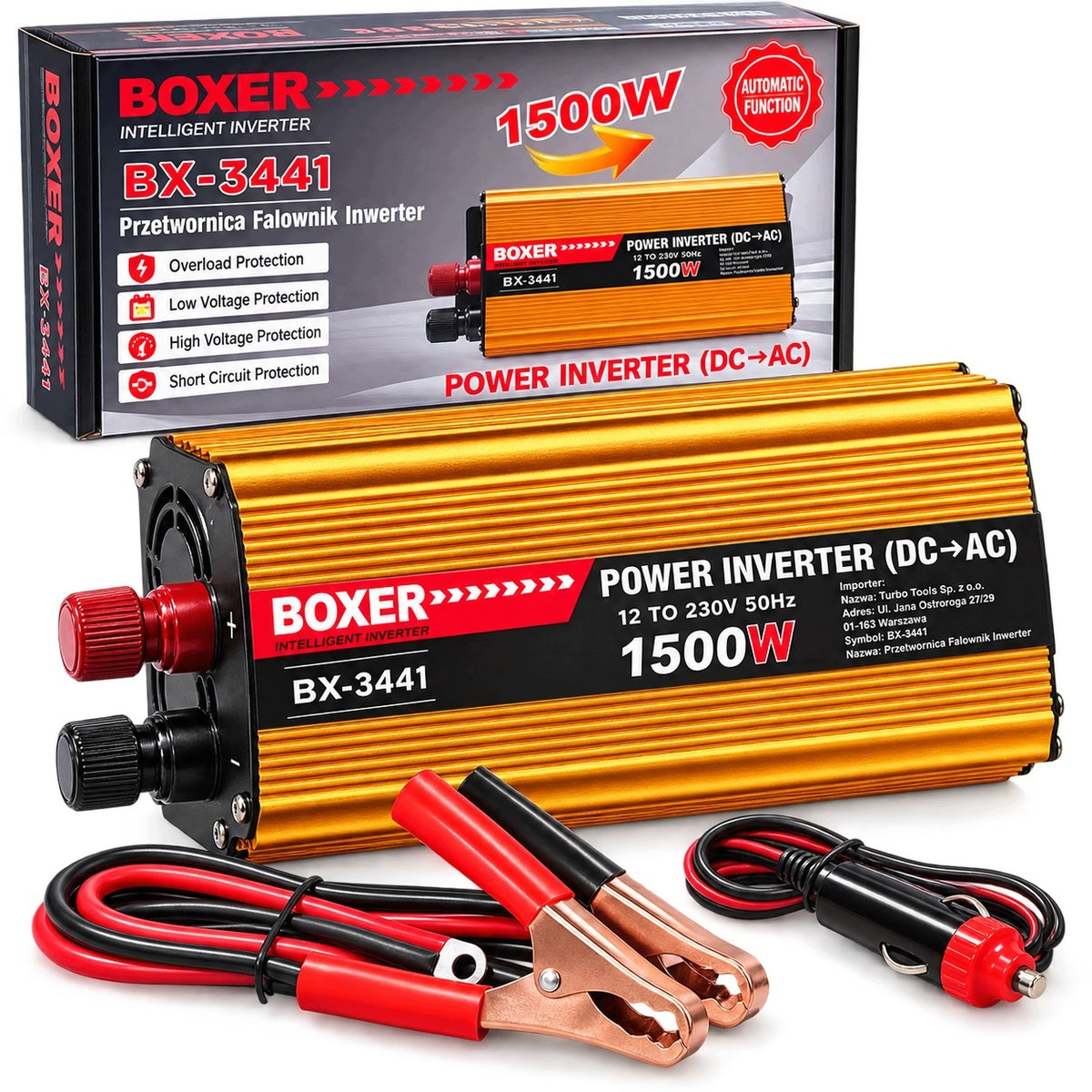 CAR INVERTER INVENTORY 1500W AUTOMATIC