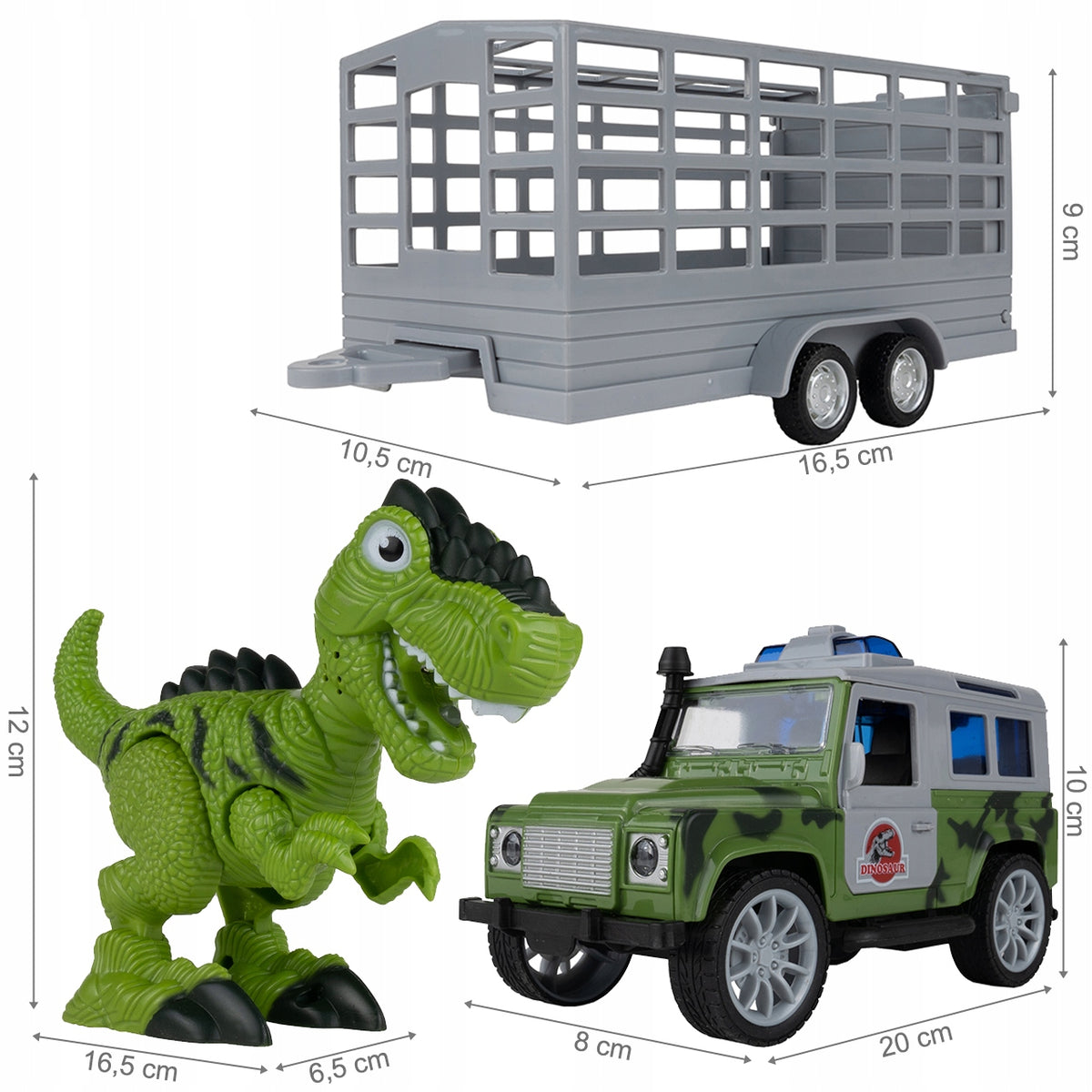 CAR JEEP CAR WITH DINOSAUR DRIVE DINOSAUR PARK OFF-ROADER TO PLAY Packaging status original