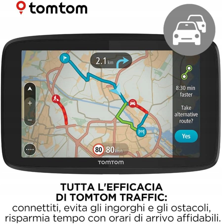 CAR NAVIGATION GPS 5" MAP OF EUROPE WIFI Packaging status original