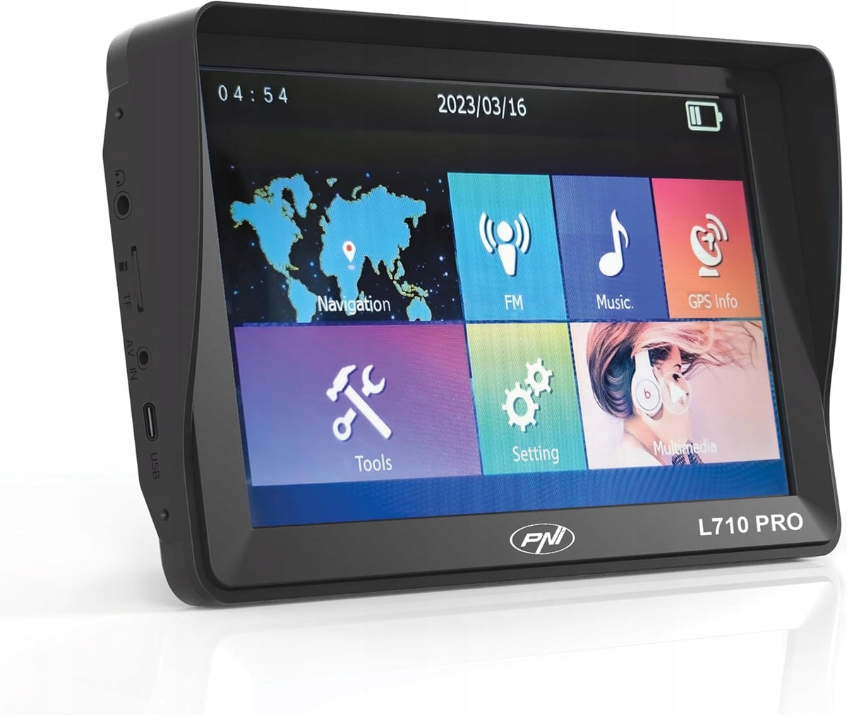 CAR NAVIGATION GPS 7" FM 16GB WITH COVER