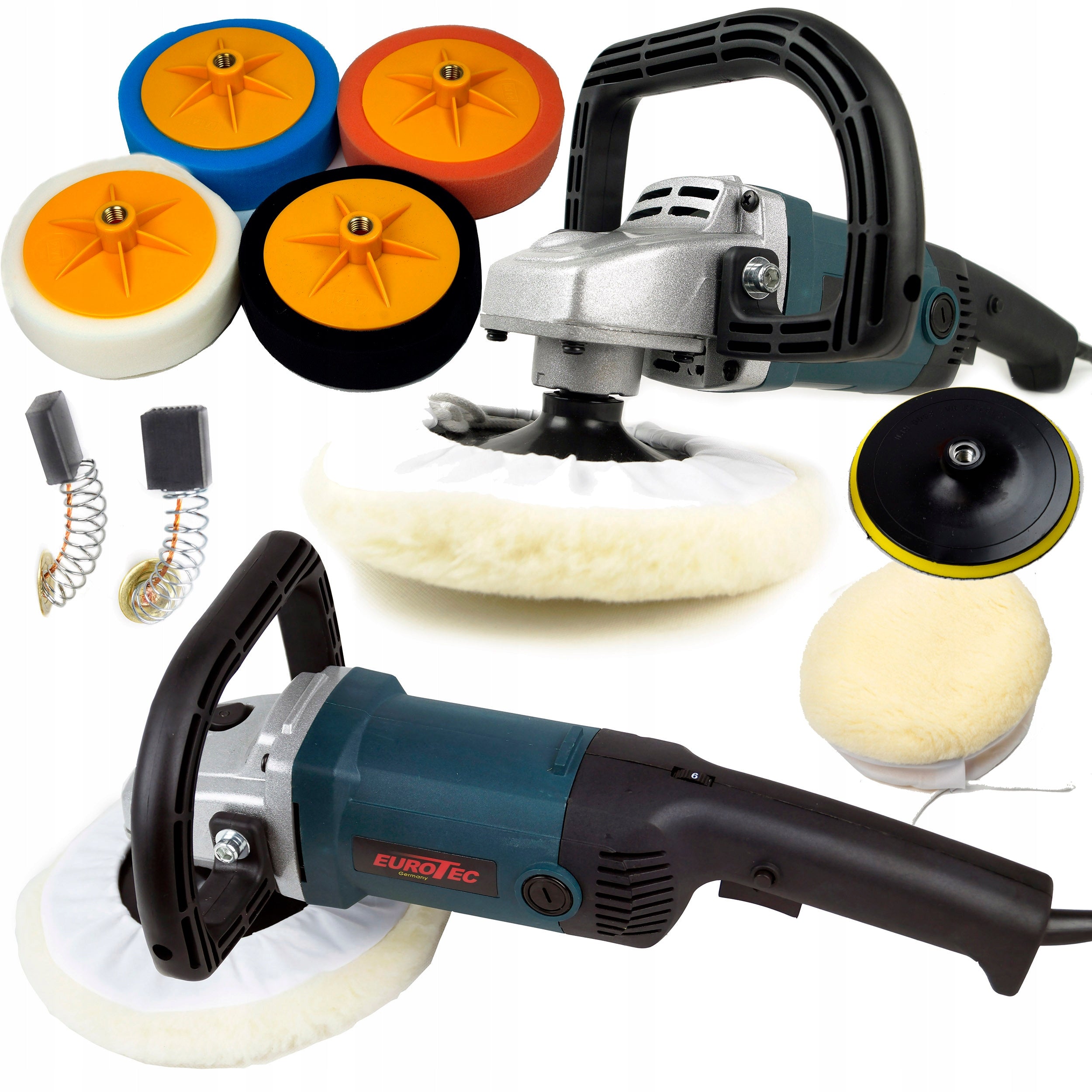 CAR PAINT POLISHER WITH ADJUSTABLE + POLISHING SPONGES PAD