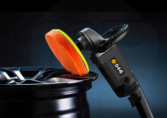 CAR POLISHER GRINDER WITH ADJUSTABLE SPEED + 4x SPONGE 2600W MP0441 Packaging status original