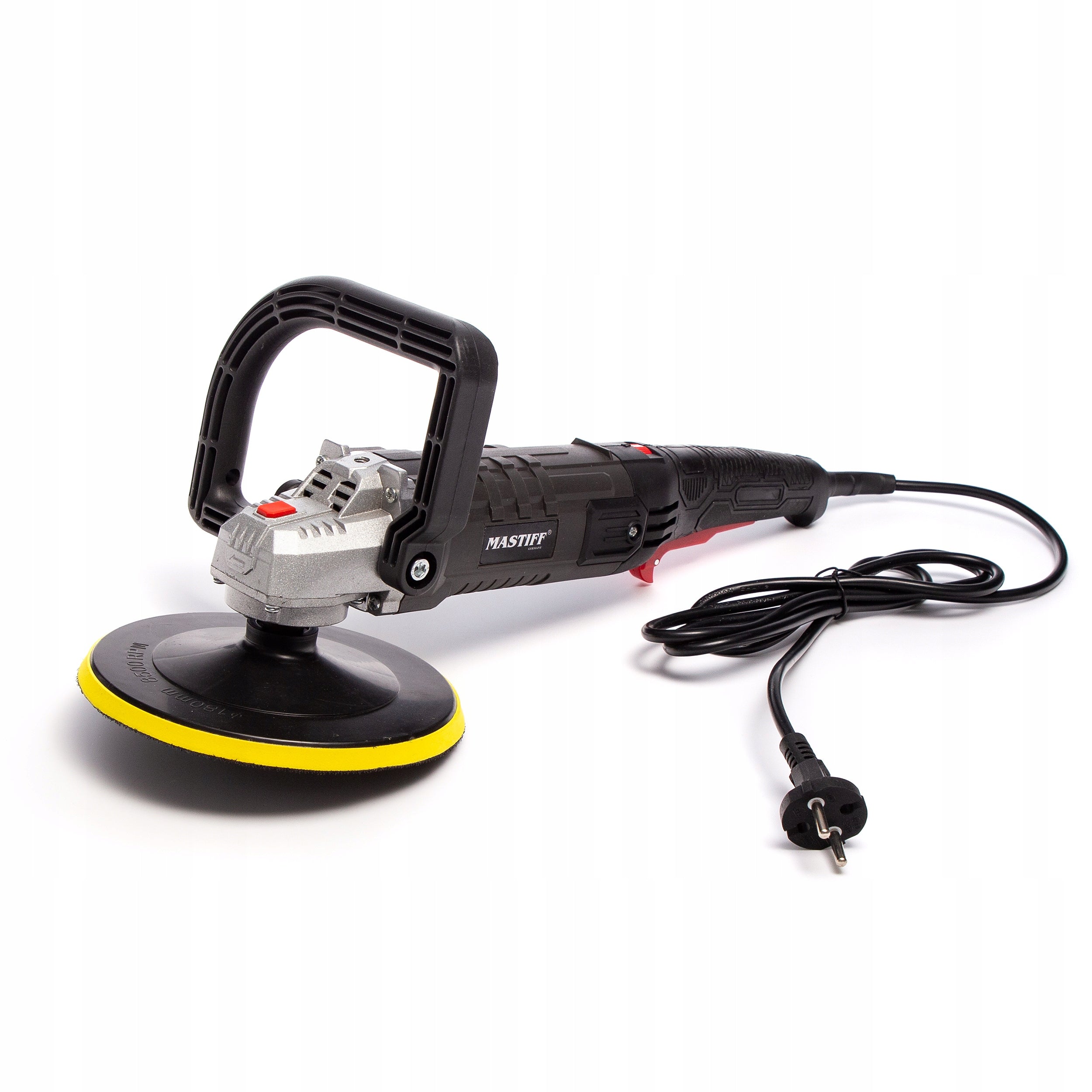 CAR POLISHER WITH ADJUSTABLE ROTATION GRINDER + SPONGE SET + FELT Manufacturer code 564984561230