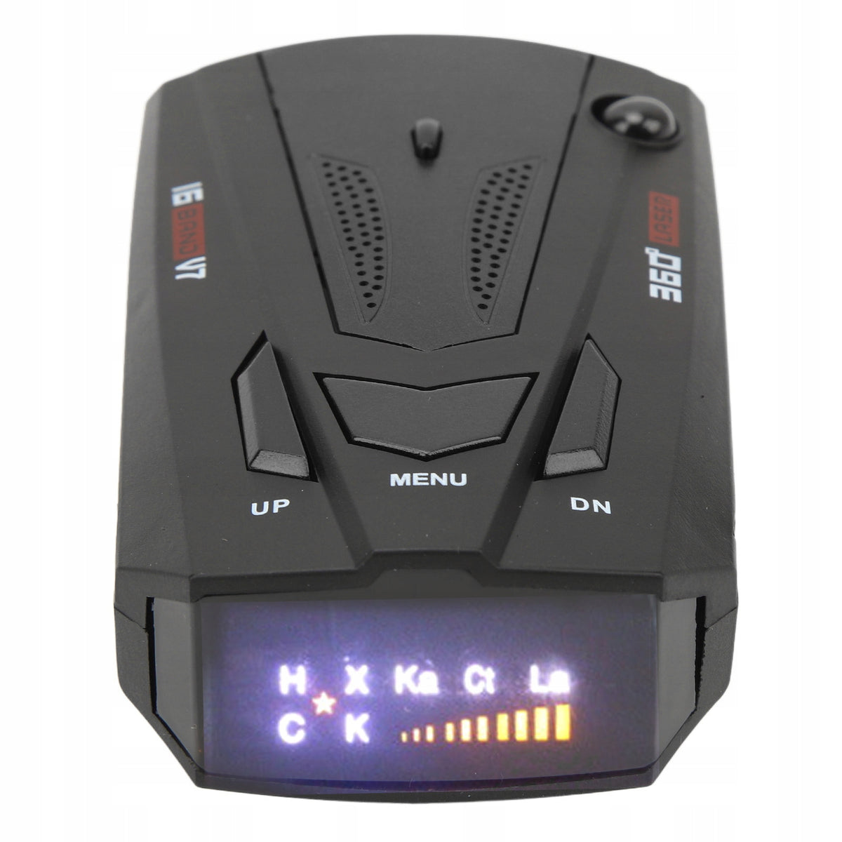 CAR RADAR DETECTOR AUDIBLE SPEED ALARM 16-BAND