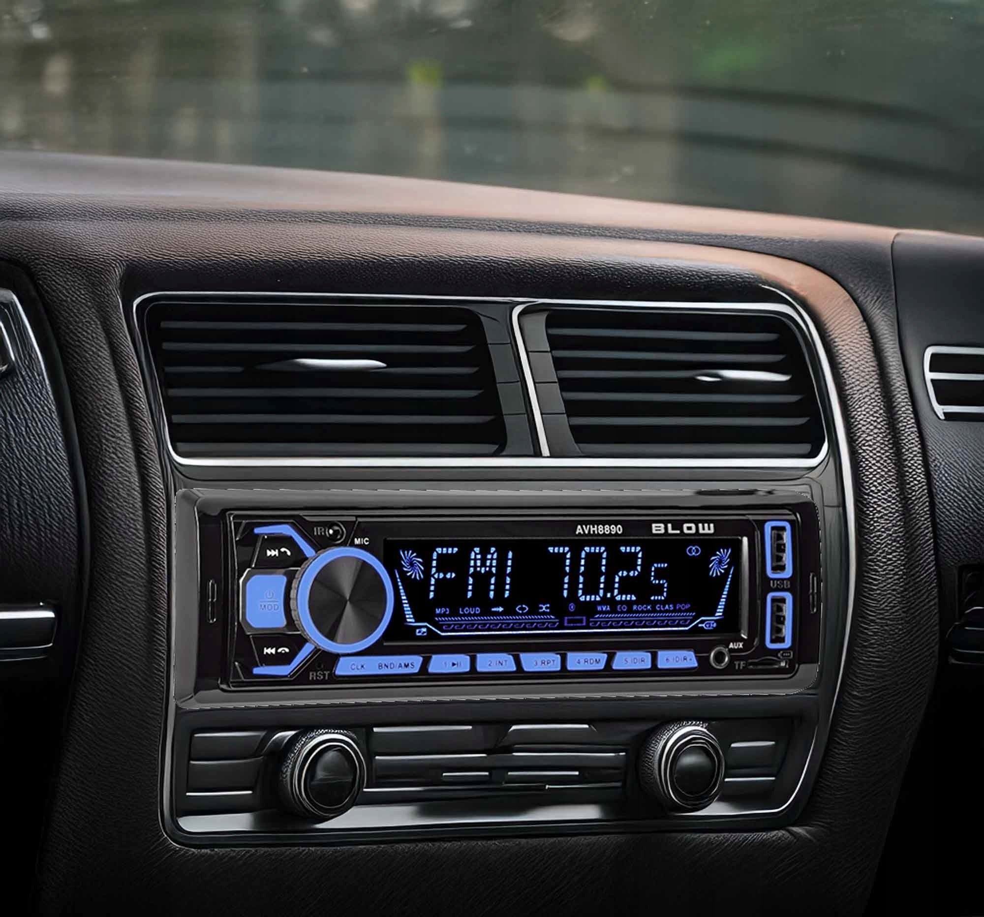 CAR RADIO 1-DIN BLUETOOTH SD USB COLORS REMOTE CONTROL KIT Manufacturer code 78-281#