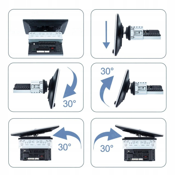 CAR RADIO ANDROID 13 1DIN 10 INCH BLUETOOTH REVERSING CAMERA + OBD 2 Manufacturer code 78-348#