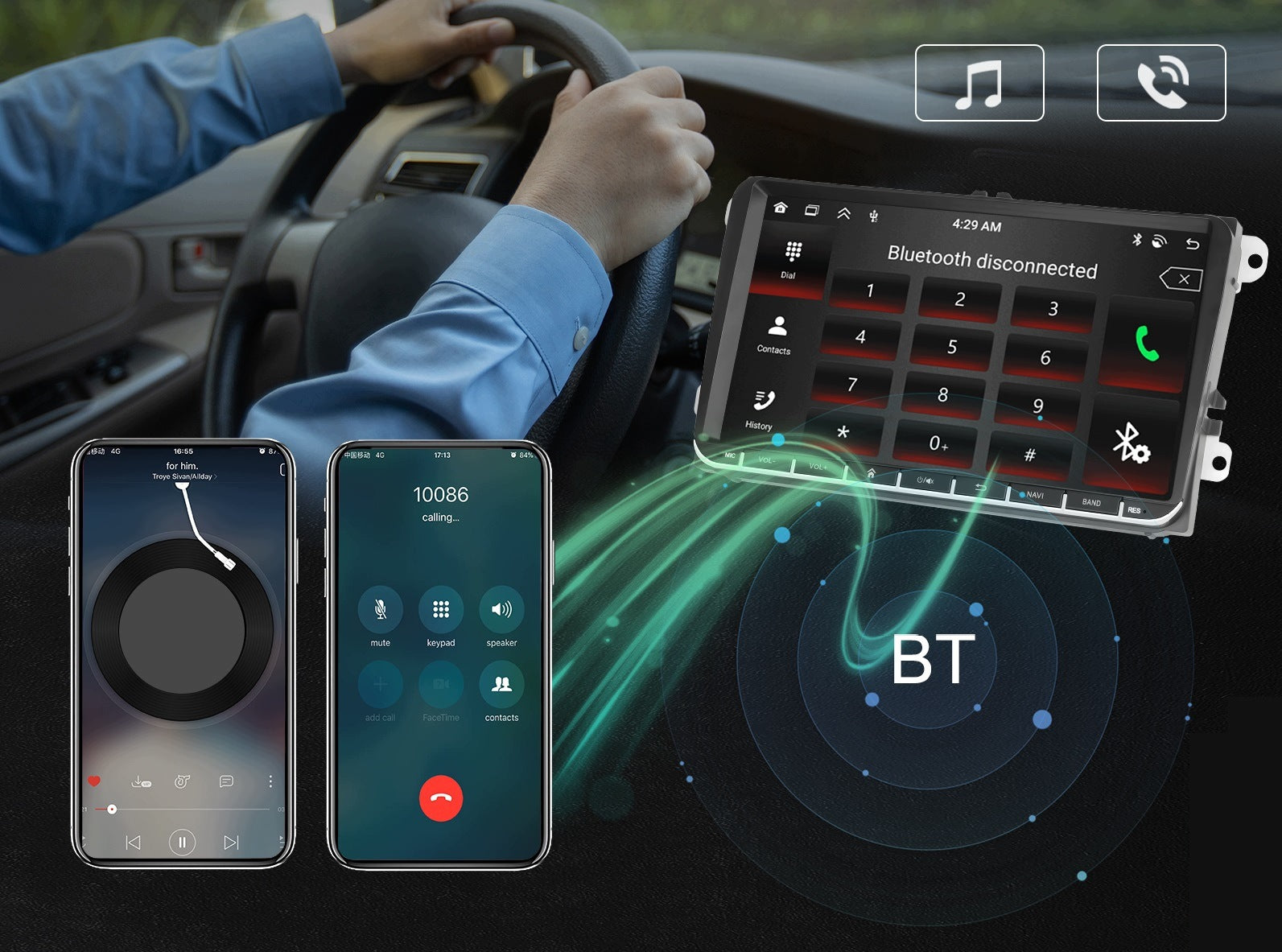 CAR RADIO ANDROID NAVIGATION PASSAT B6 B7 CC GOLF 5 V 6 VI 4GB RAM Packaging status original
