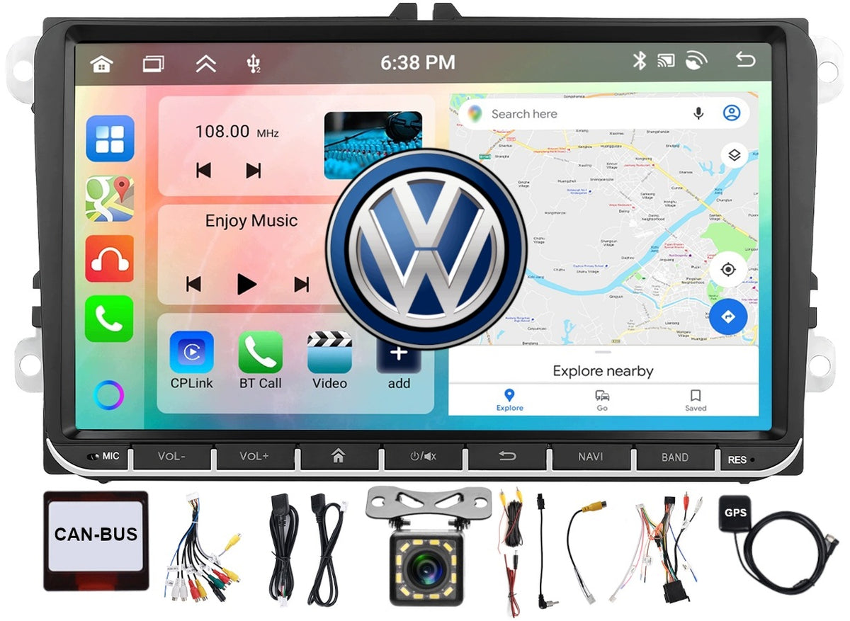 CAR RADIO ANDROID NAVIGATION PASSAT B6 B7 CC GOLF 5 V 6 VI 4GB RAM