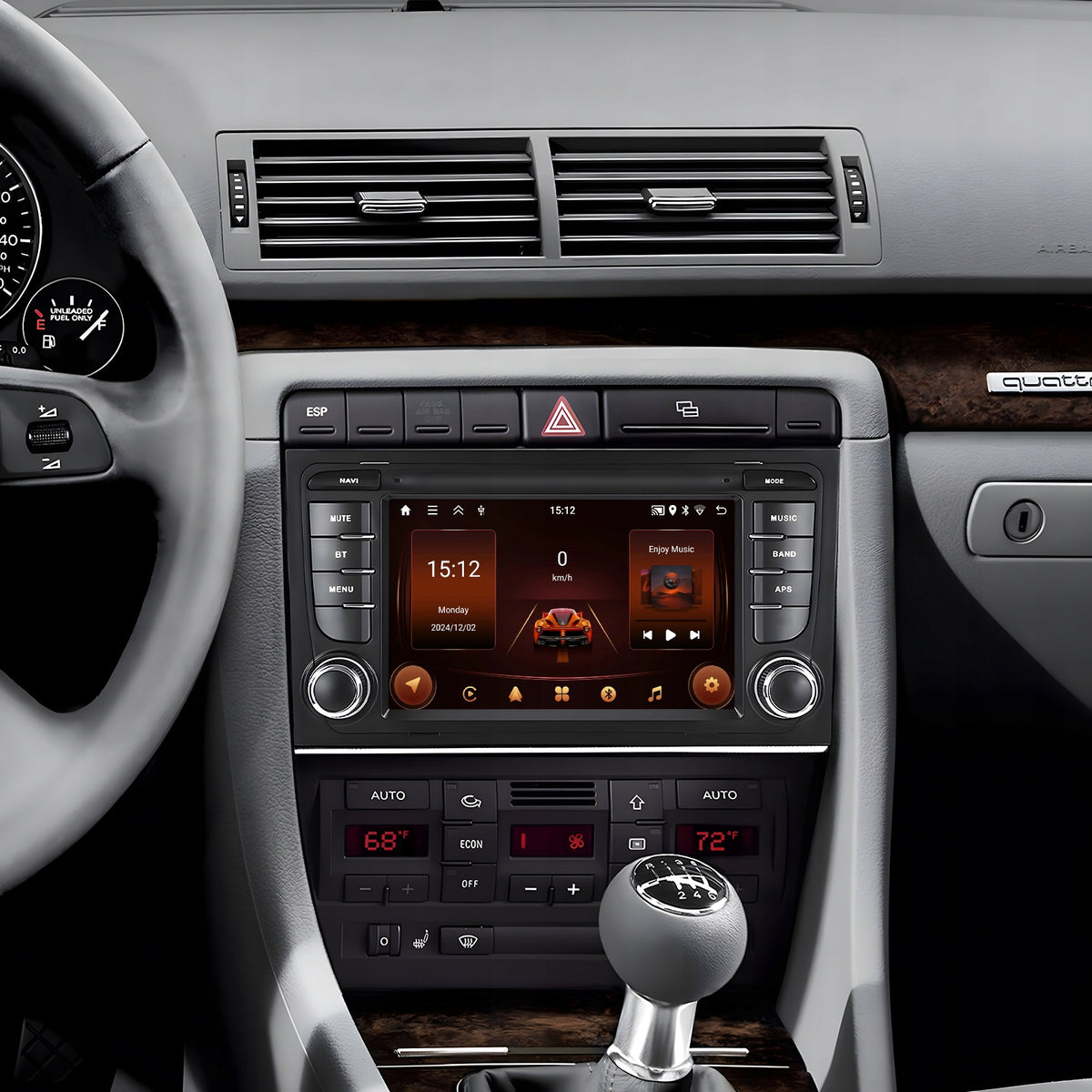 CAR RADIO Android Carplay NAVIGATION AUDI A4 B7 | GPS WIFI BLUETOOTH Packaging status original