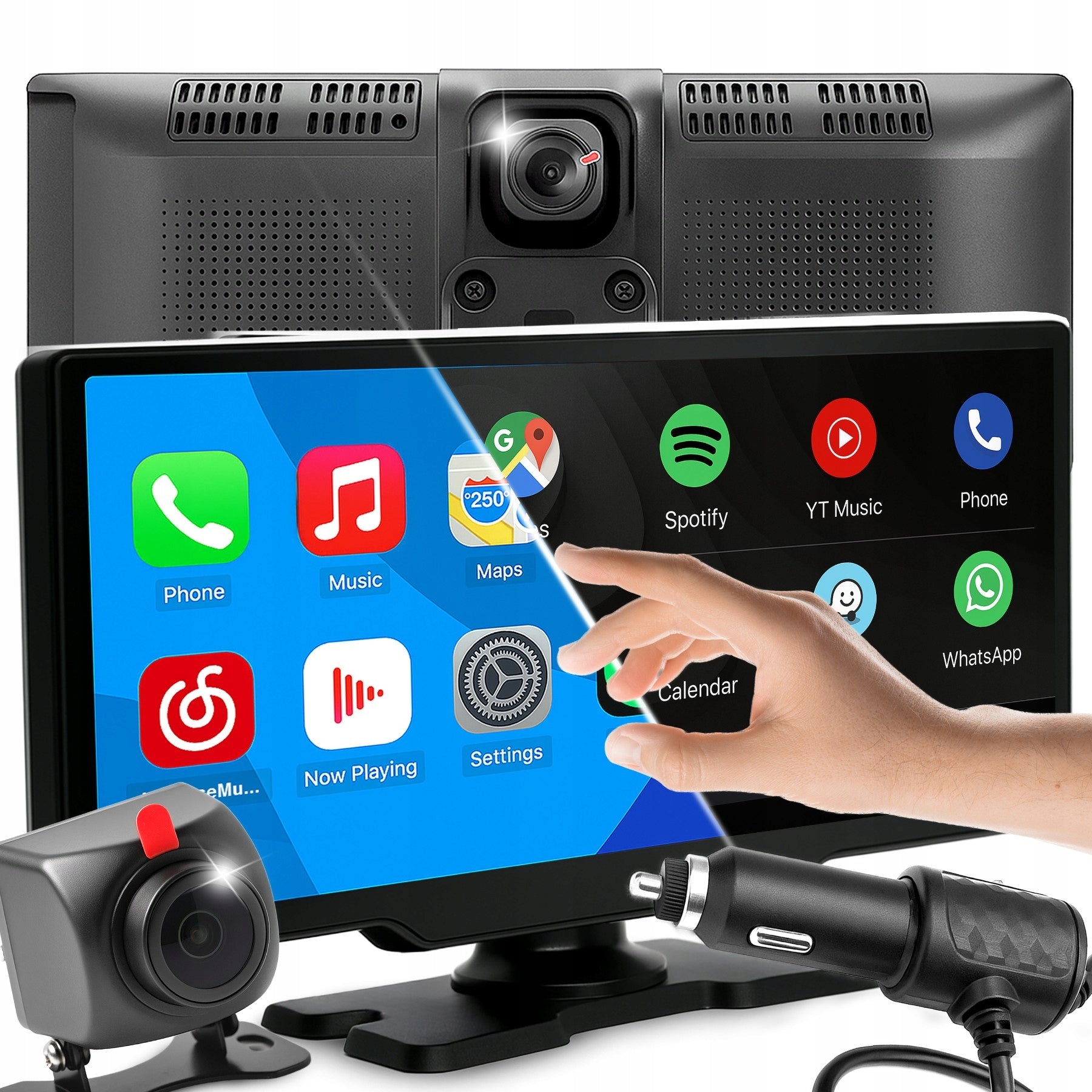 CAR RADIO BLUETOOTH ANDROID AUTO APPLE CARPLAY 1DIN SCREEN 10,26'' Packaging status original