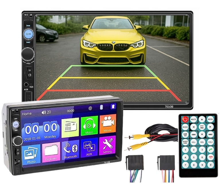 CAR RADIO BLUETOOTH TOUCH ANDROID 2DIN AND REMOTE CONTROL