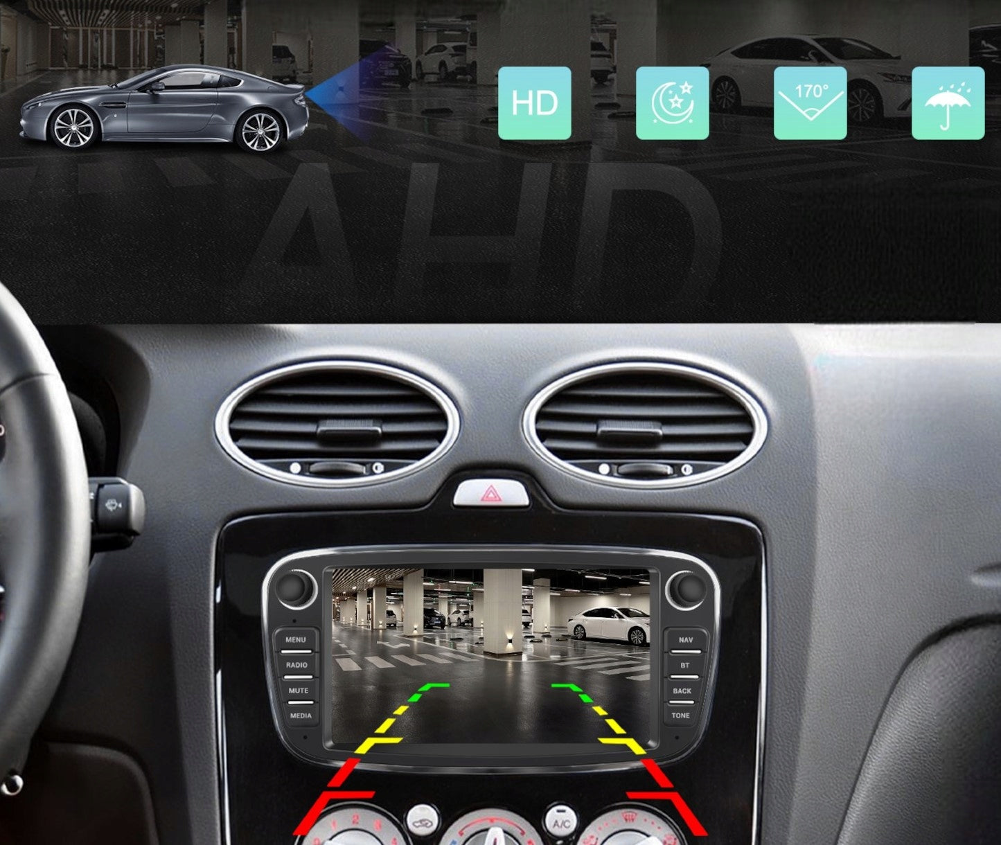 CAR RADIO FOR FORD MONDEO MK4 FOCUS MK2 MK3 GALAXY WIFI ANDROID 4GB Manufacturer code RADIO NAWIGACJA FORD CARPLAY ANDROID AUTO BT