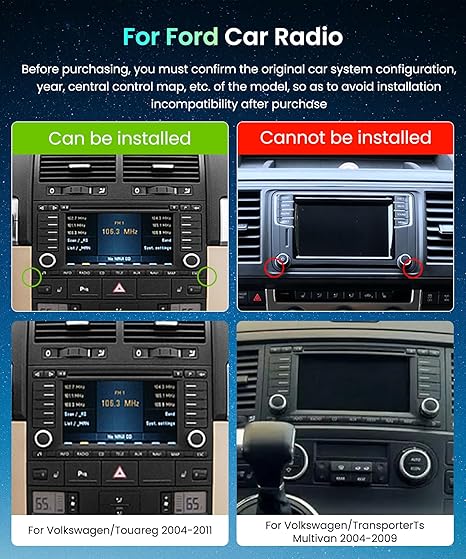 CAR RADIO FOR VOLKSWAGEN VW MULTIVAN TOUAREG ANDROID GPS WIFI BT 4GB Manufacturer code Radio VW CarPlay / 4GB RAM / Android / GPS
