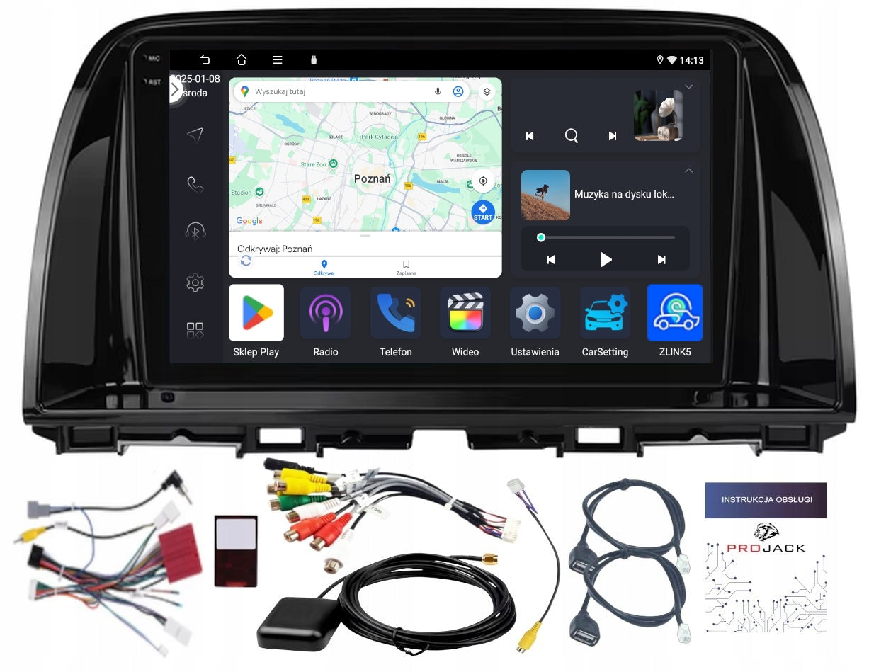 CAR RADIO NAVIGATION CARPLAY MAZDA CX-5 2012-2017 ANDROID 4GB 64GB