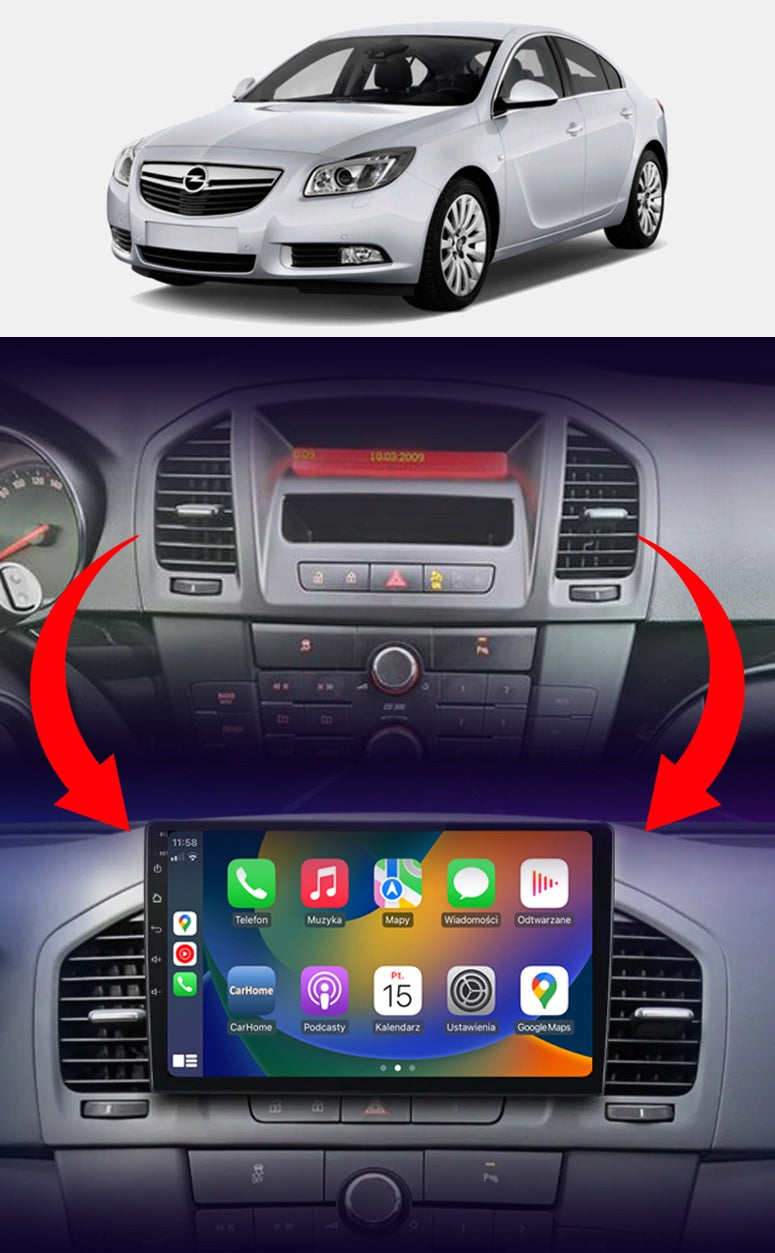 CAR RADIO NCS D9 OPEL INSIGNIA 2008-2013 ANDROID NAVIGATION 4GB LTE Packaging status original