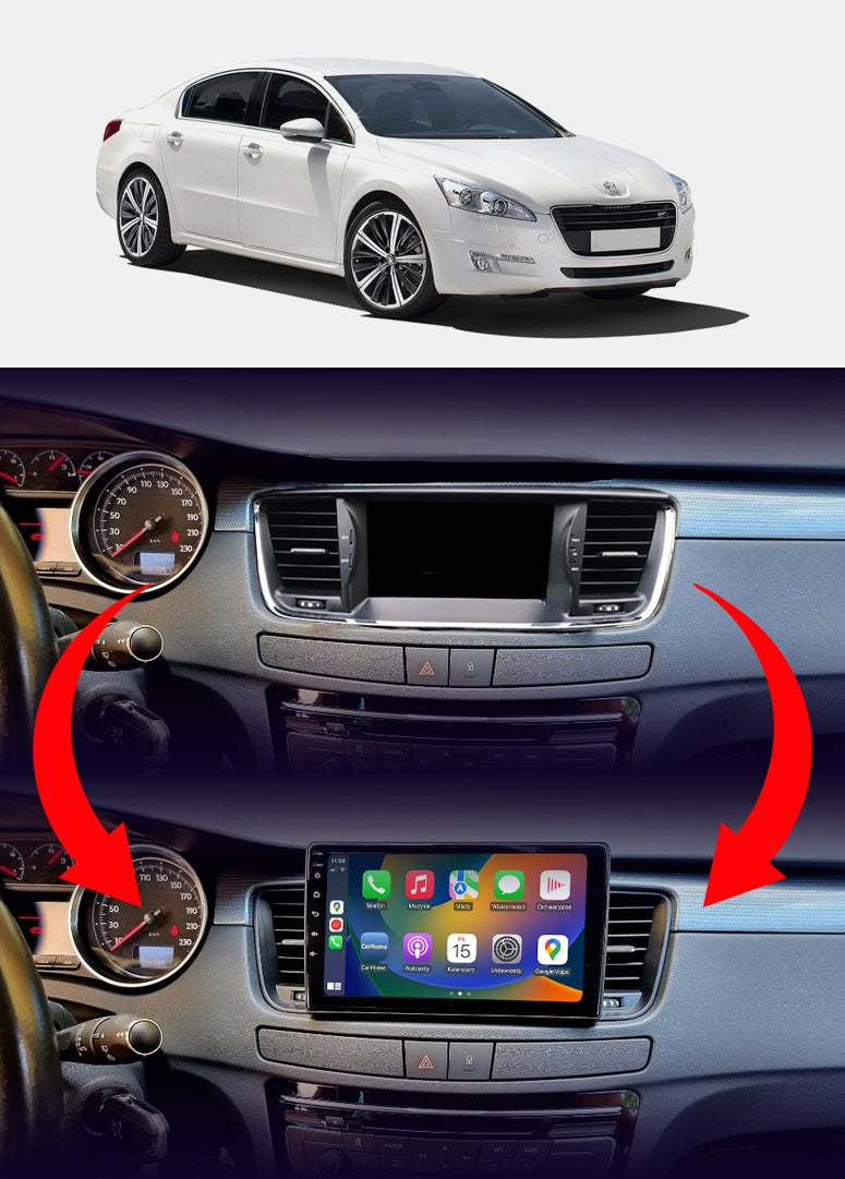 CAR RADIO NCS D9 PEUGEOT 508 2010-2018 ANDROID NAVIGATION 4GB LTE Packaging status original
