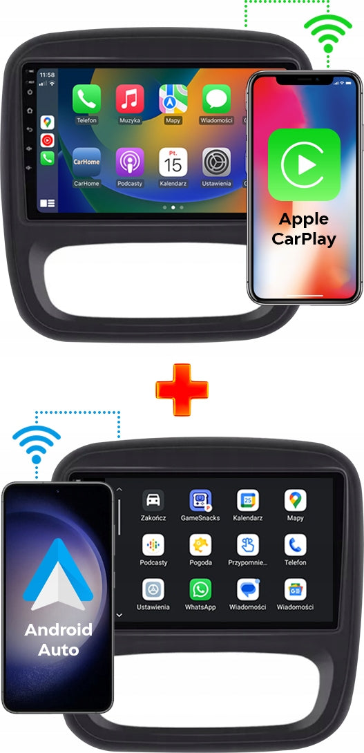 CAR RADIO NCS D9 RENAULT HIT 3 III 2014-2021 ANDROID 4GB LTE Manufacturer code NCS D9 OPEL VIVARO B 2014-2019