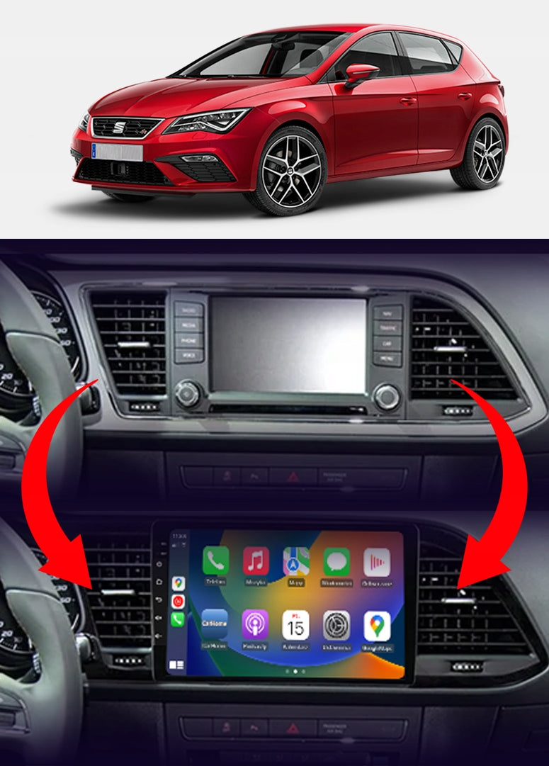 CAR RADIO NCS D9 SEAT LEON 3 III 2012-2020 ANDROID 4GB LTE Packaging status original