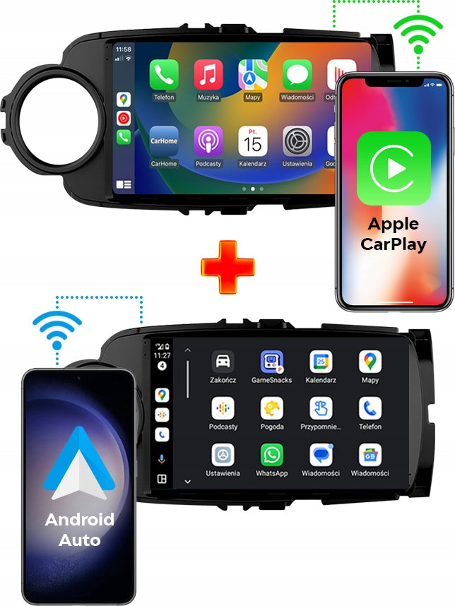CAR RADIO NCS D9 TOYOTA YARIS 3 2011-2020 ANDROID 4GB LTE Manufacturer code NCS D9 TOYOTA YARIS 3 III 2011-2020 BLACK