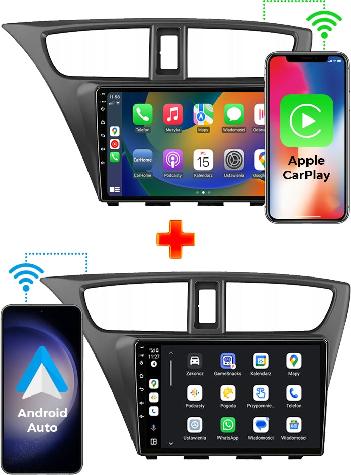 CAR RADIO NCS RS-305 HONDA CIVIC IX 2012-2017 ANDROID NAVIGATION Manufacturer code NCS RS-305 HONDA CIVIC IX