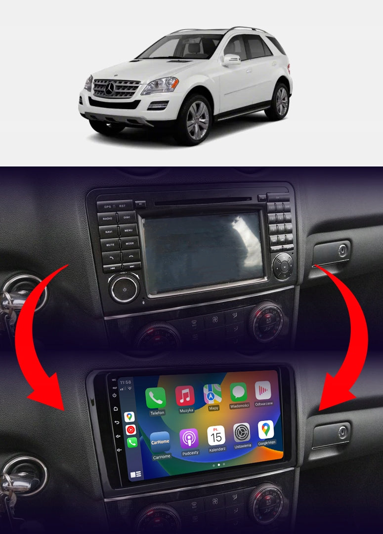 CAR RADIO NCS RS-305 MERCEDES-BENZ ML W164 2005-2011 Packaging status original