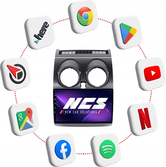 CAR RADIO NCS RS-305 NISSAN QASHQAI J10 2006-2013 ANDROID NAVIGATION Packaging status original