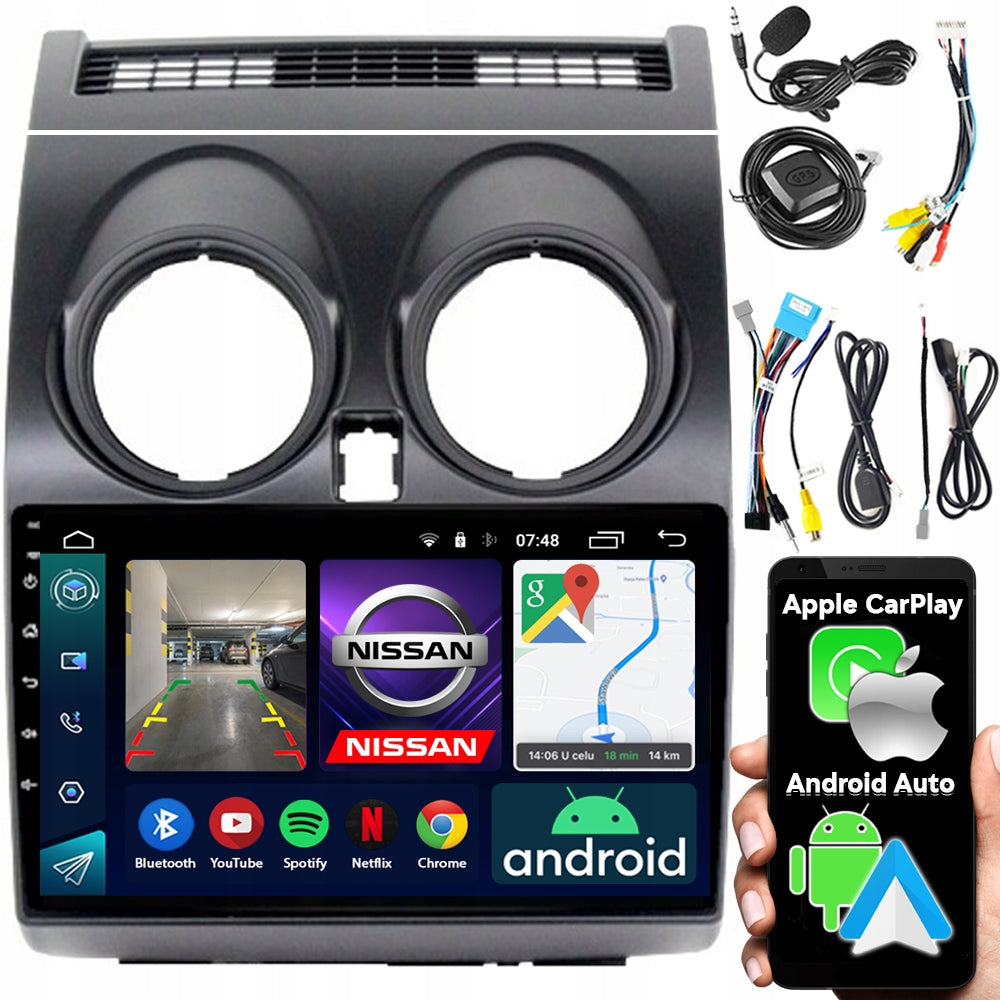 CAR RADIO NCS RS-305 NISSAN QASHQAI J10 2006-2013 ANDROID NAVIGATION