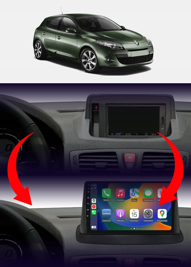 CAR RADIO NCS RS-305 RENAULT MEGANE 3 III 2008-2014 ANDROID Packaging status original