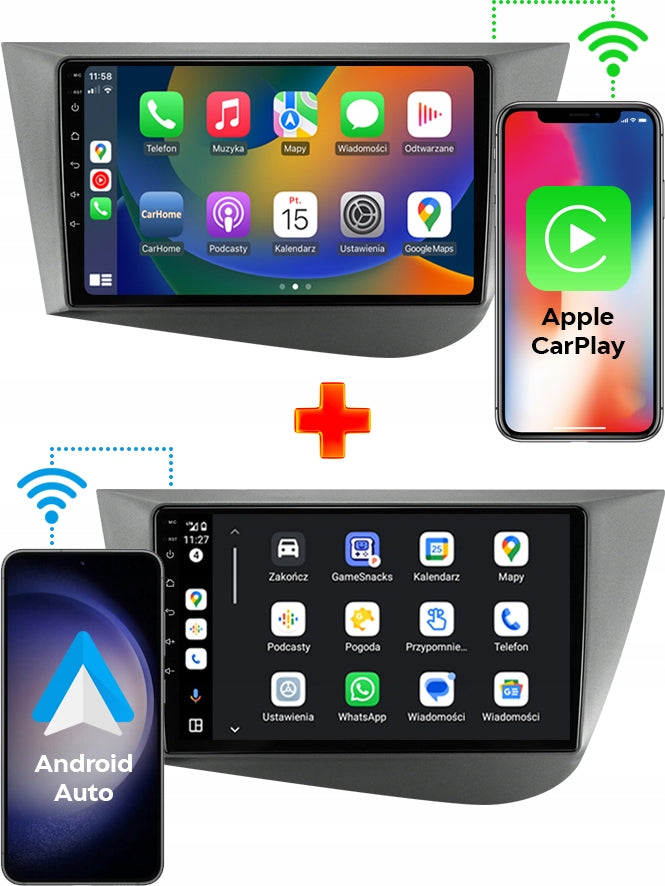 CAR RADIO NCS RS-305 SEAT LEON 2 II 2004-2012 ANDROID NAVIGATION Manufacturer code NCS RS-305 SEAT LEON 2 II 2004-2012