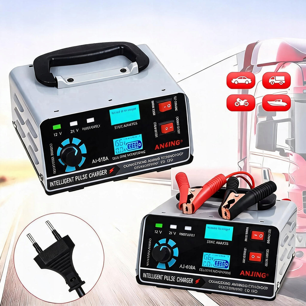 CAR RECTIFIER 12V 24V 30A AGM GEL SLA WET TRUCK AUTO LCD Maximum amperage 40 A