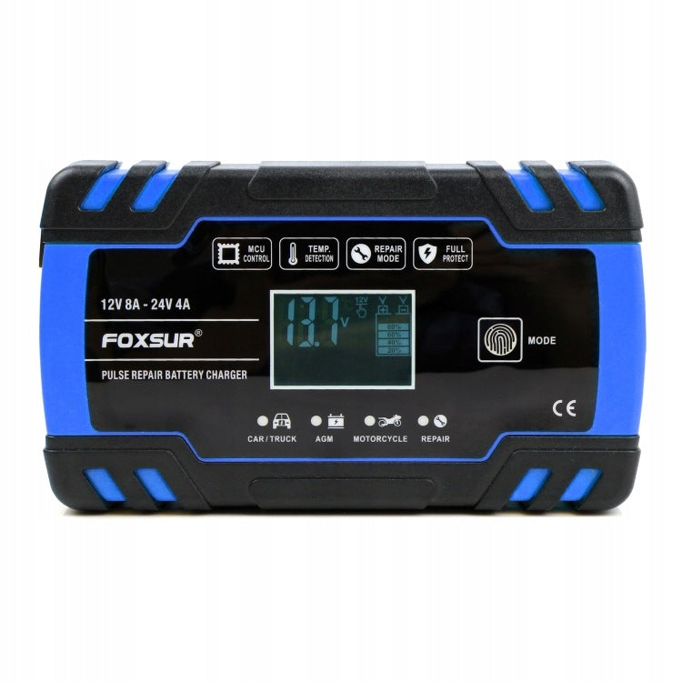 CAR RECTIFIER AUTOMATIC 12V 24V 8A REPAIR FUNCTION CHARGER Packaging status original