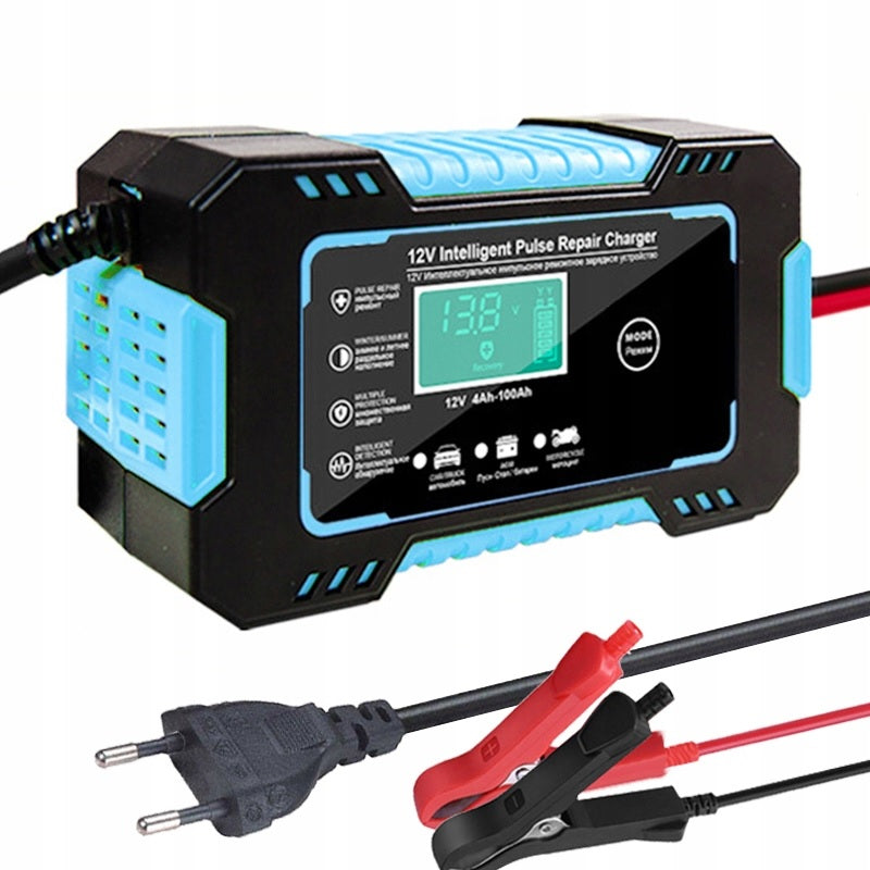 CAR RECTIFIER AUTOMATIC FOR BATTERIES 12V 6A REPAIR FUNCTION Packaging status original