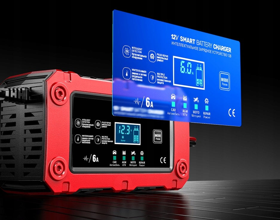 CAR RECTIFIER FOR 12V 6A BATTERIES REPAIR AND START-Stop FUNCTION Manufacturer's catalog number 489